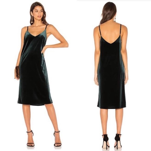 Sanctuary Dresses & Skirts - NWT Sanctuary Black Velvet Midi Dress